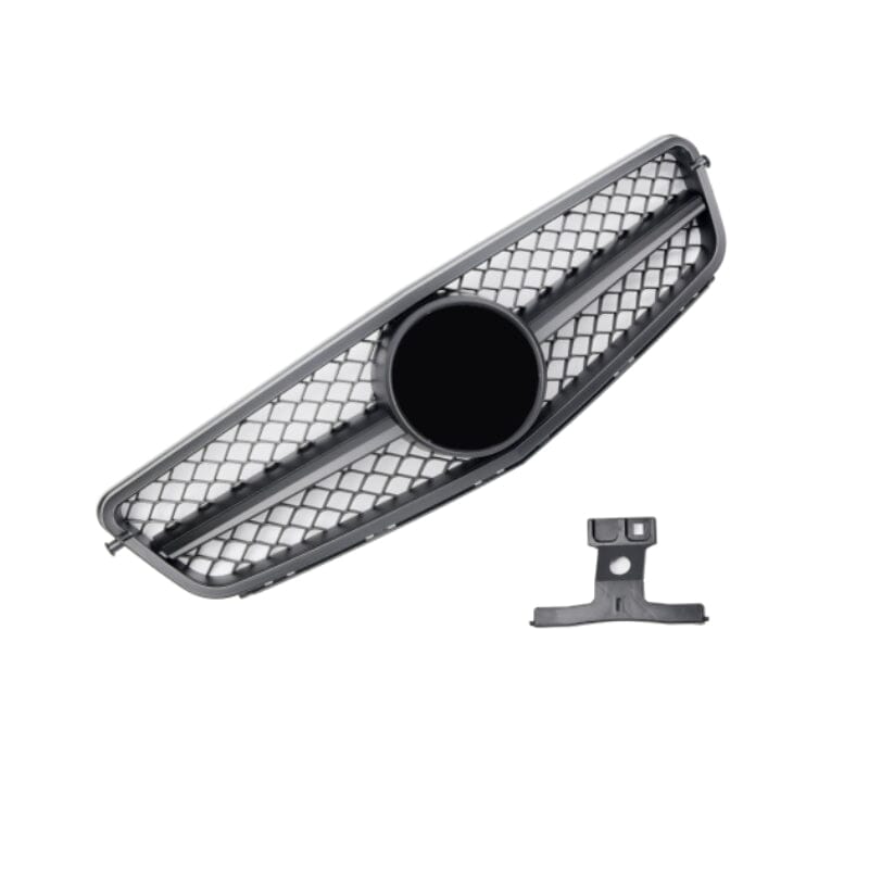 Mercedes C-Klasse W204 S204 Sportgrill Matt Schwarz RSHOP